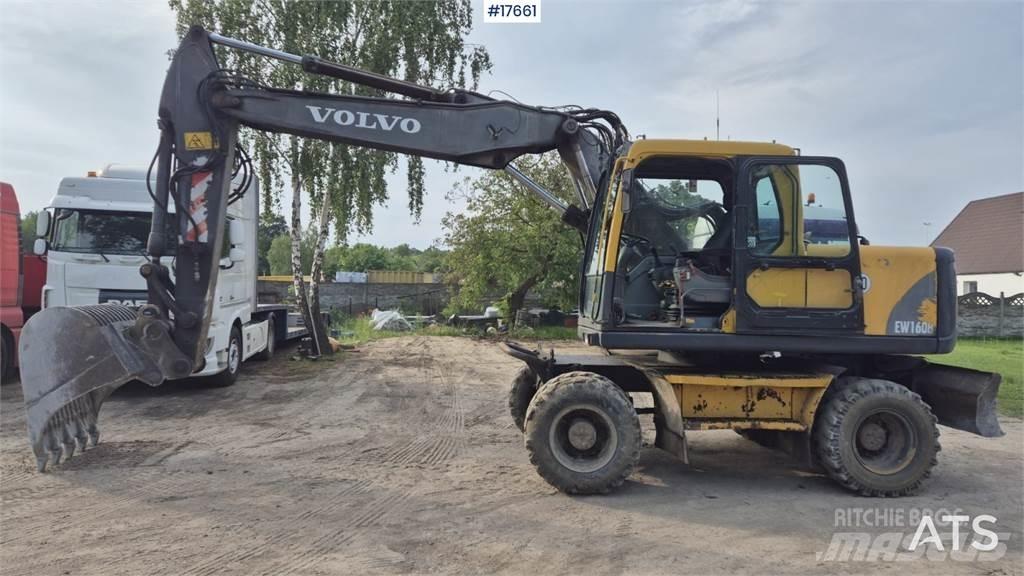 Volvo EW 160B Ekskavatori uz riteņiem