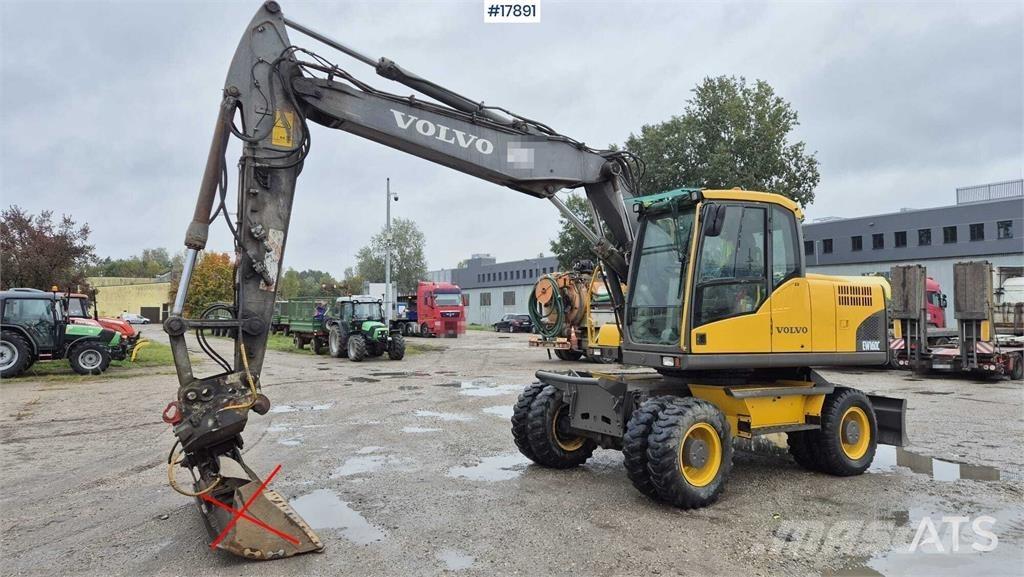 Volvo EW 160C Ekskavatori uz riteņiem