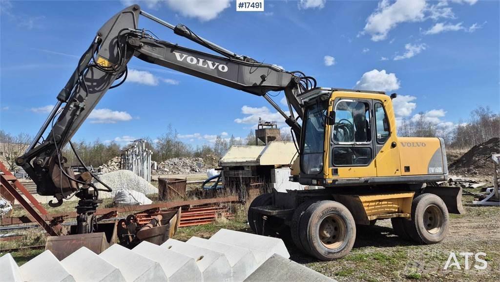 Volvo EW160B Ekskavatori uz riteņiem