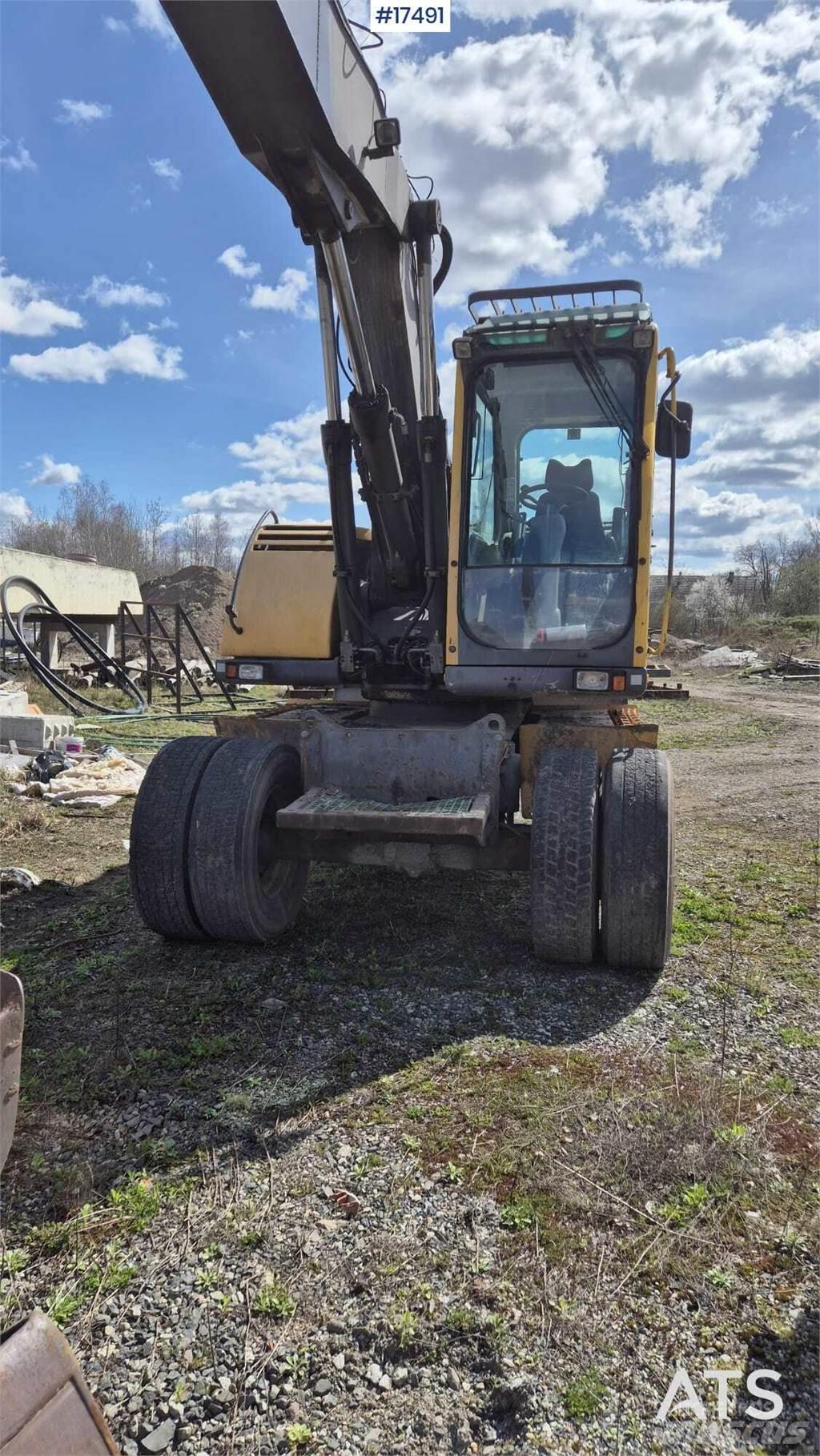 Volvo EW160B Ekskavatori uz riteņiem
