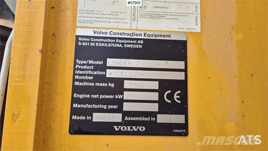 Volvo L220H Iekrāvēji uz riteņiem