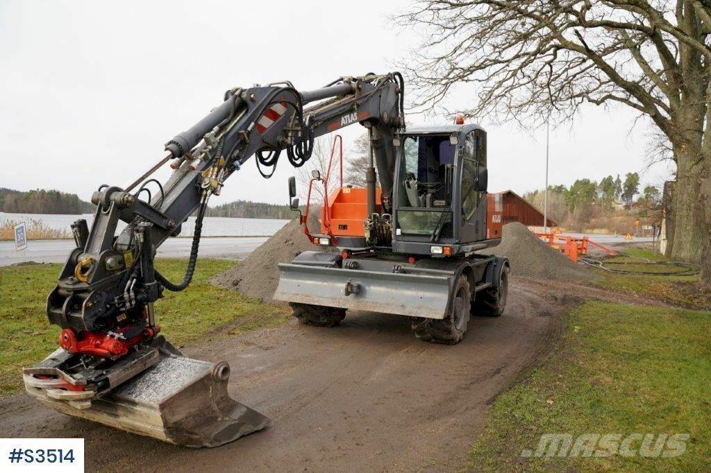 Atlas 140W Excavator Kāpurķēžu ekskavatori