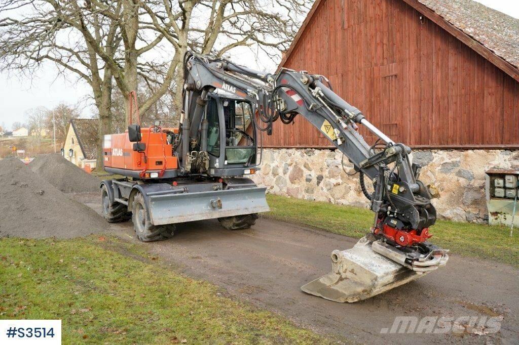 Atlas 140W Excavator Kāpurķēžu ekskavatori