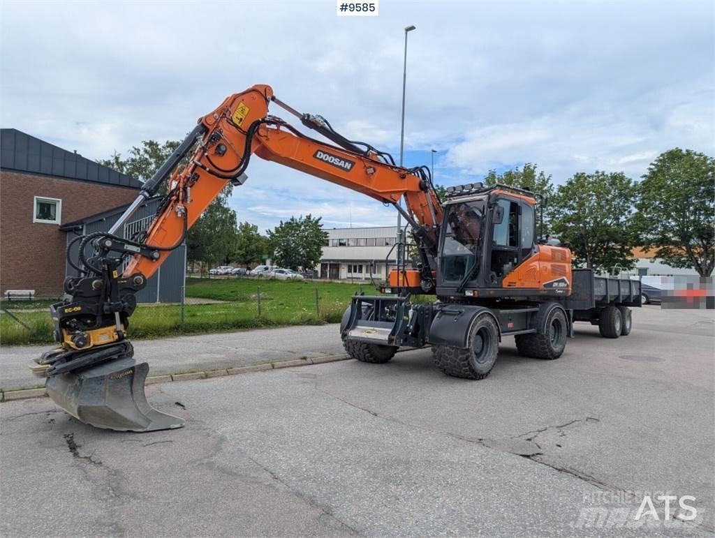 Doosan DX160W-7 Ekskavatori uz riteņiem