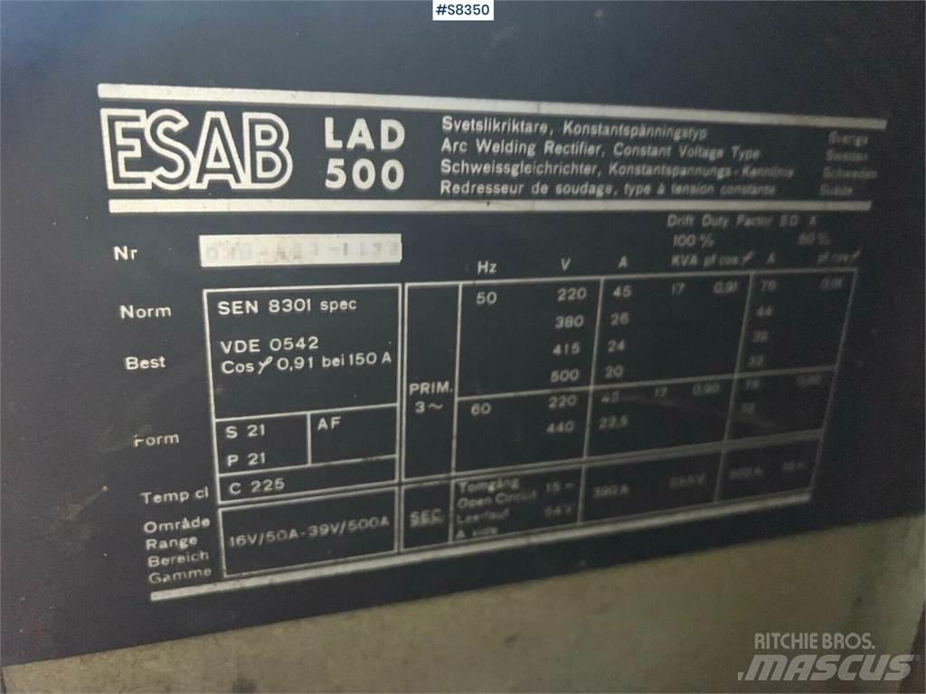 Esab LAD500 Būvniecība- Citi