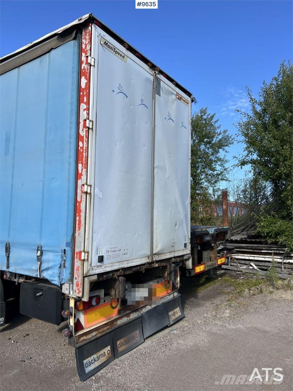 Fruehauf SS136/P3S Tents puspiekabes