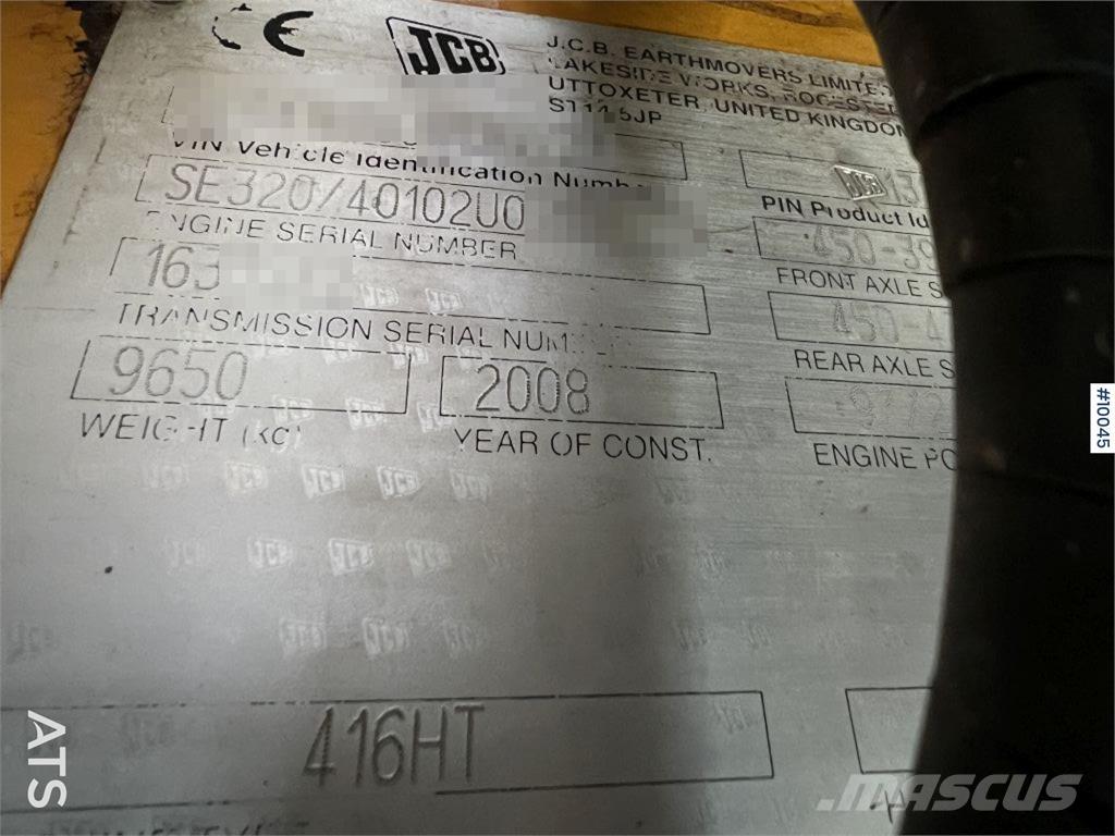 JCB 416 HT Iekrāvēji uz riteņiem
