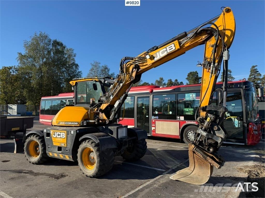 JCB Hydradig 110W Ekskavatori uz riteņiem