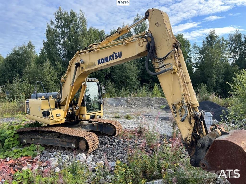 Komatsu PC210LC-8 Kāpurķēžu ekskavatori