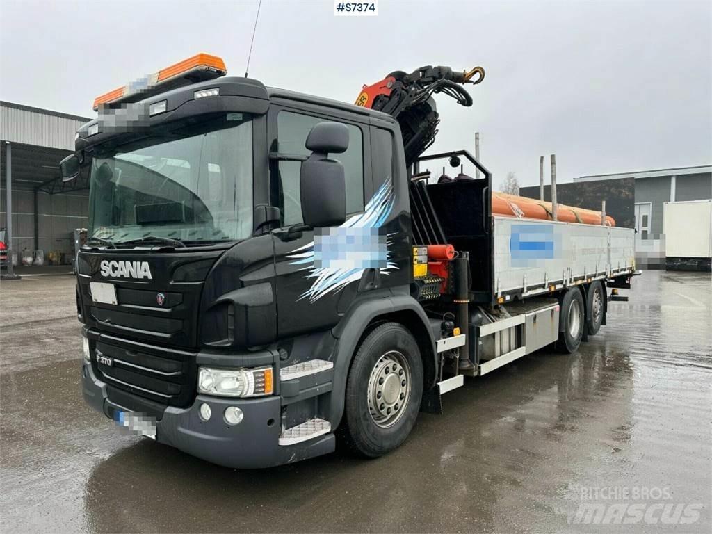 Scania P370 Smagās mašīnas ar celtni
