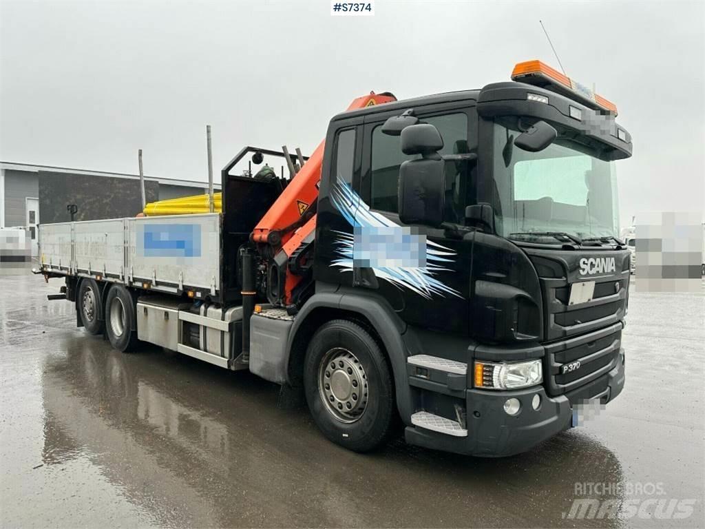 Scania P370 Smagās mašīnas ar celtni
