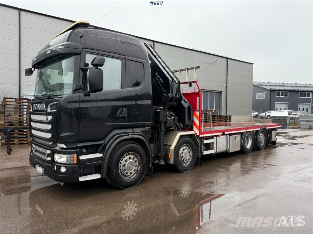 Scania R520 Smagās mašīnas ar celtni