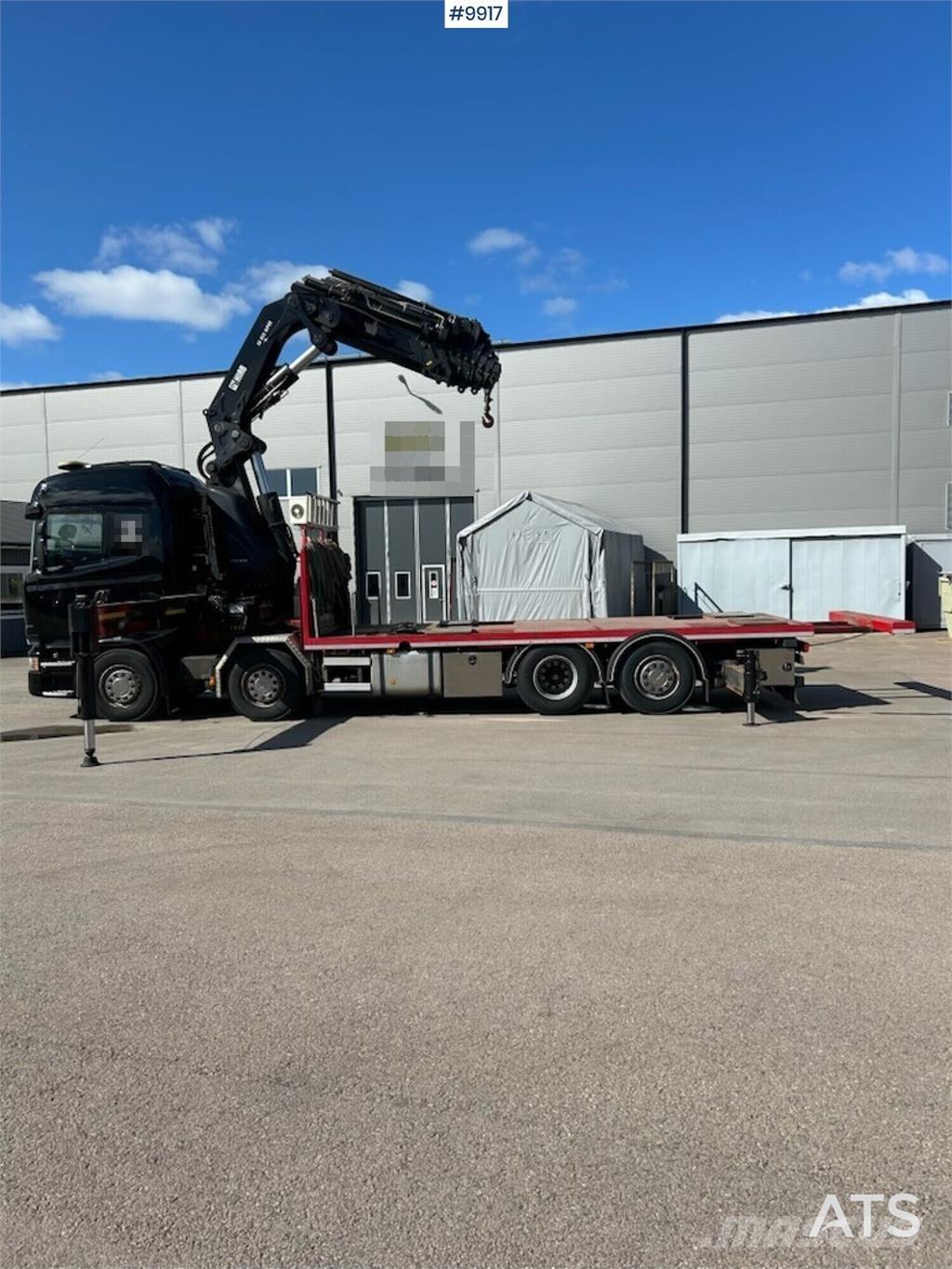Scania R520 Smagās mašīnas ar celtni