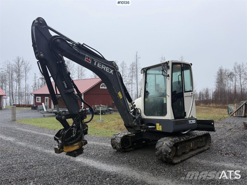 Terex TC50 Kāpurķēžu ekskavatori