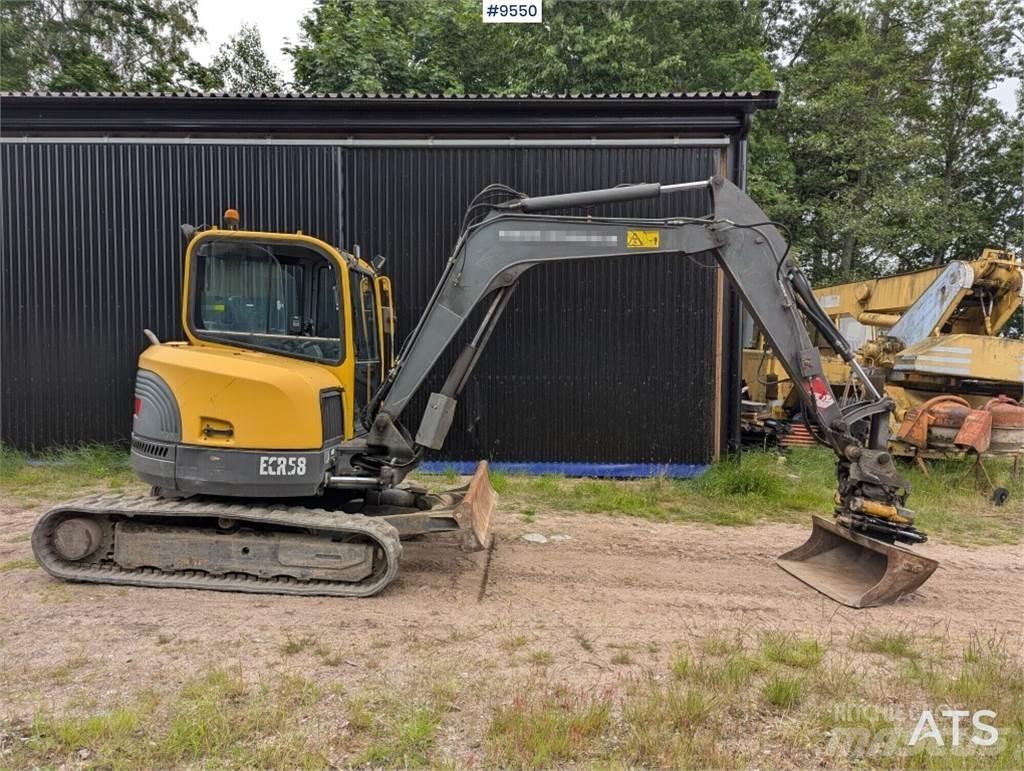 Volvo ECR58 Mini ekskavatori < 7 t