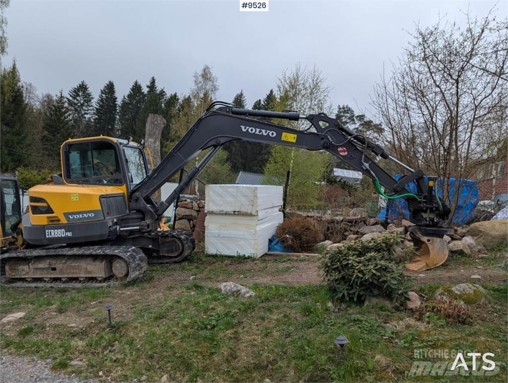 Volvo ECR88D PRO Vidēja lieluma ekskavatori 7 t - 12 t