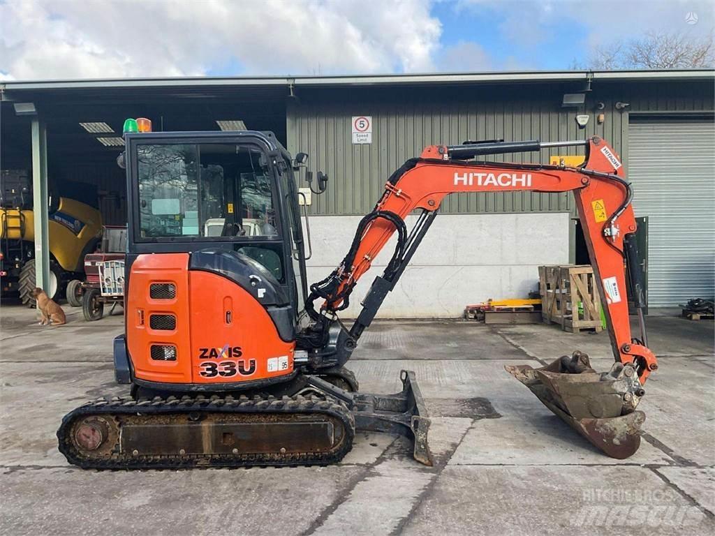 Hitachi Zaxis 33U Kāpurķēžu ekskavatori