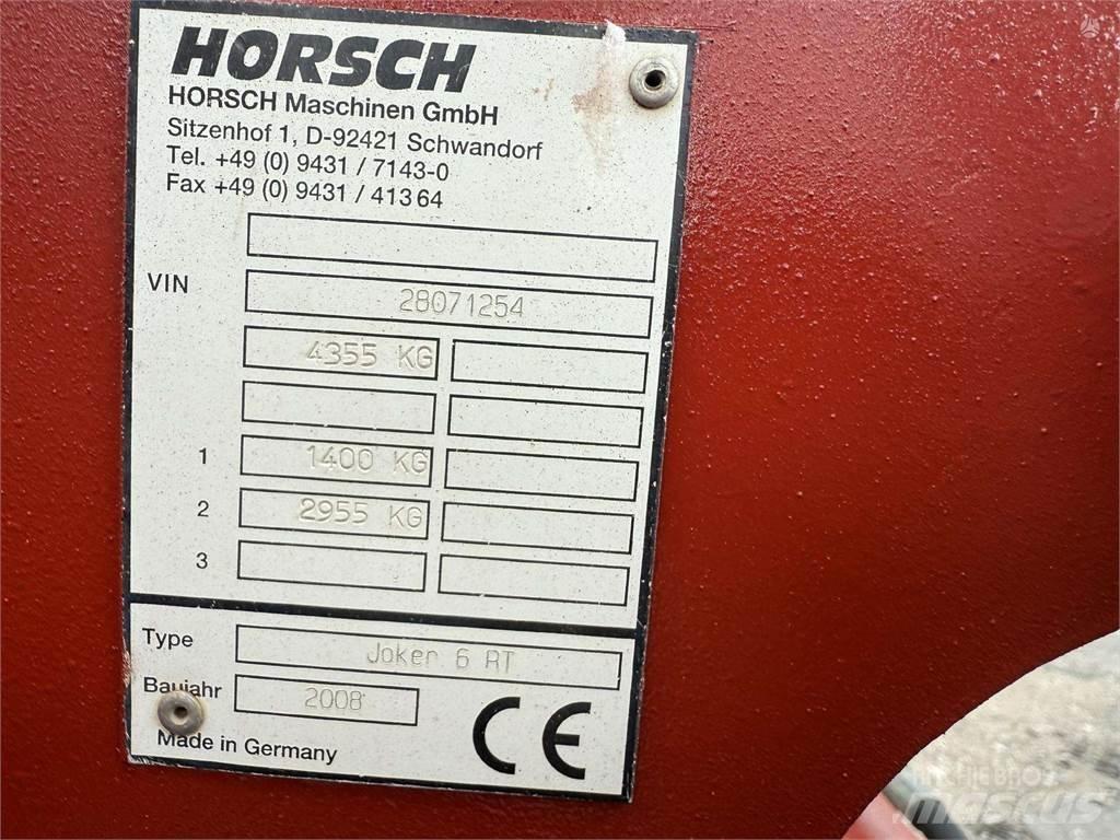 Horsch Joker 6RT Smagās ecēšas