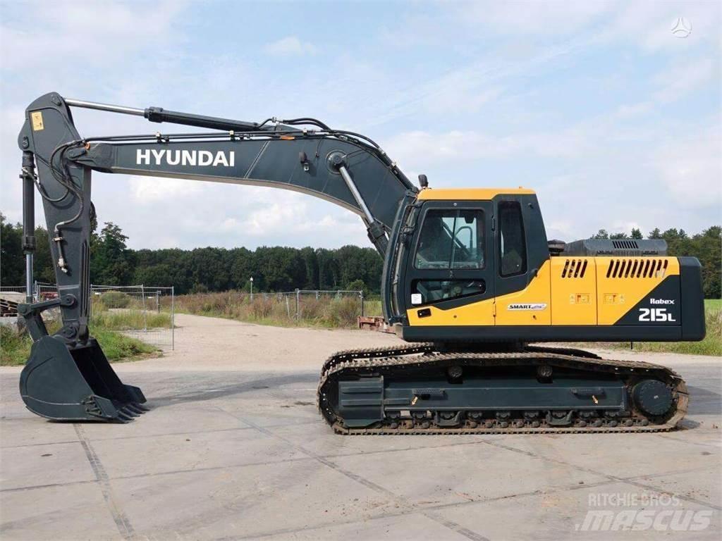 Hyundai R215 Kāpurķēžu ekskavatori