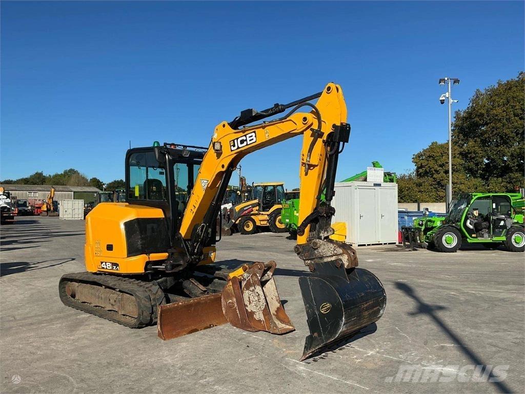 JCB 48Z-1 Kāpurķēžu ekskavatori