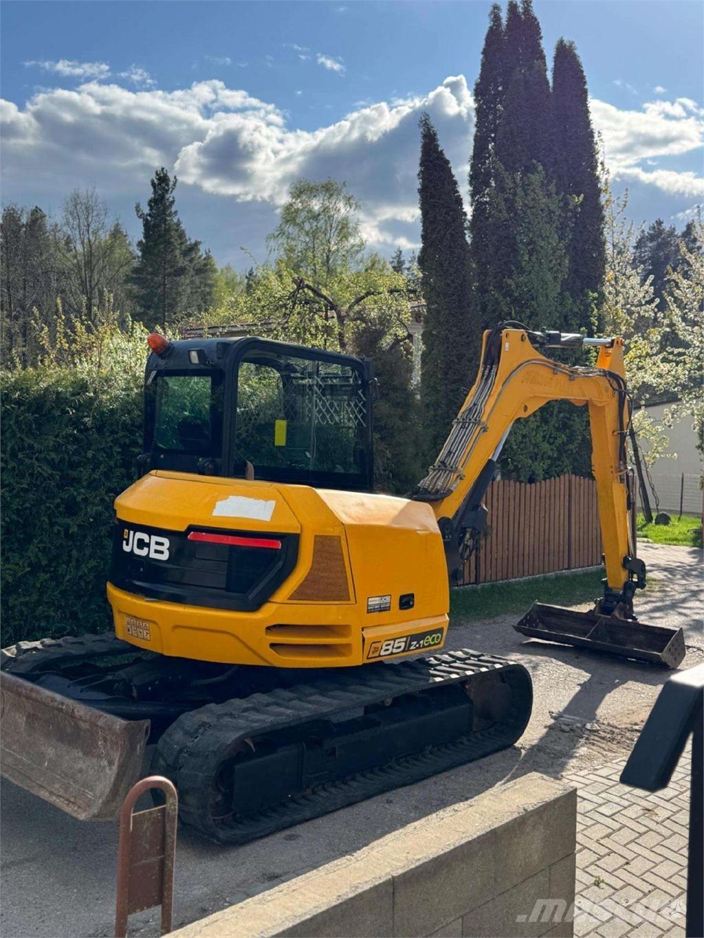 JCB 85Z-1 Kāpurķēžu ekskavatori