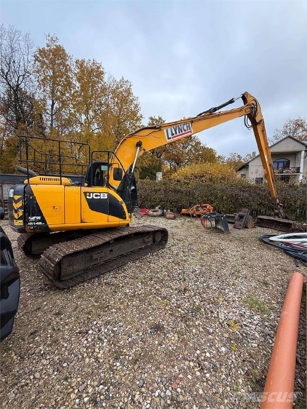 JCB JS145LR Kāpurķēžu ekskavatori