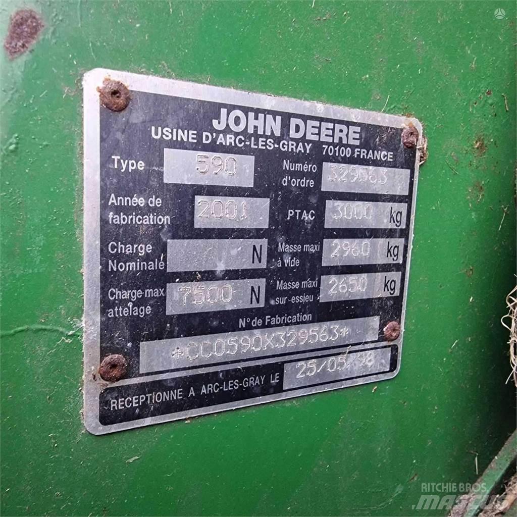 John Deere 590 Rituļu preses