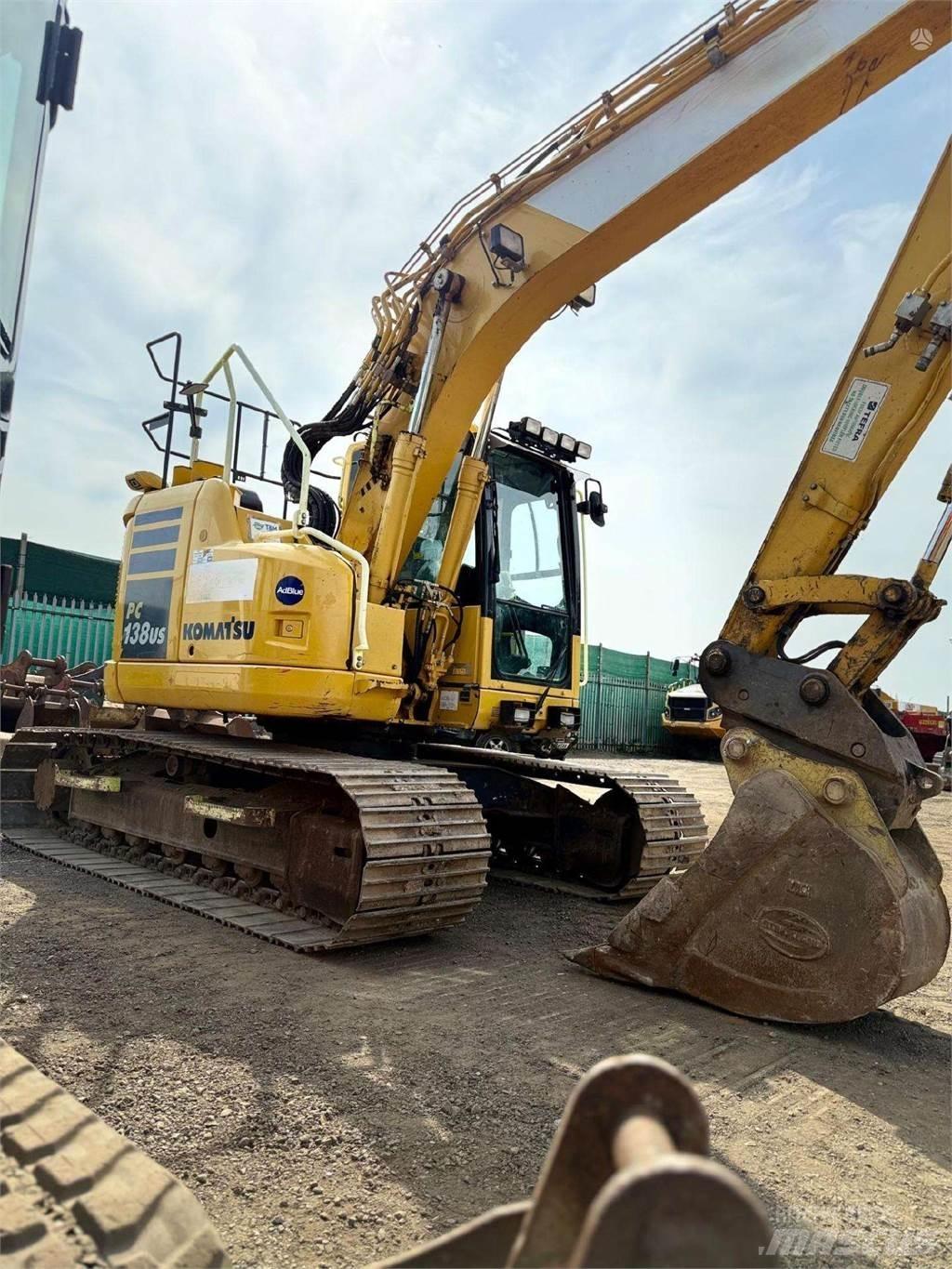 Komatsu PC138US Kāpurķēžu ekskavatori
