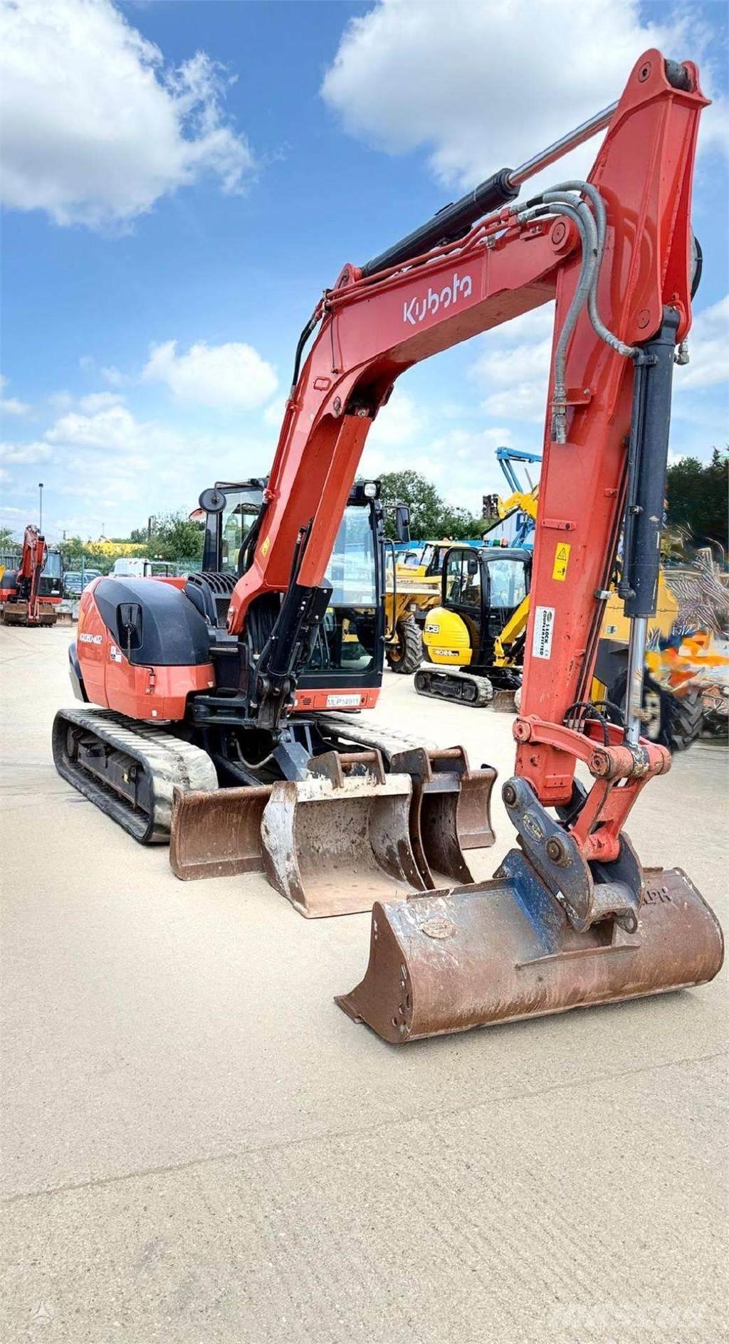 Kubota KX080-4 Kāpurķēžu ekskavatori
