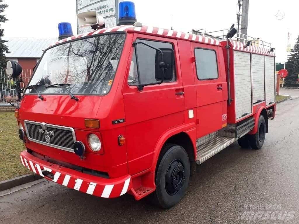 MAN VW 9136 Ugunsdzēšamā tehnika
