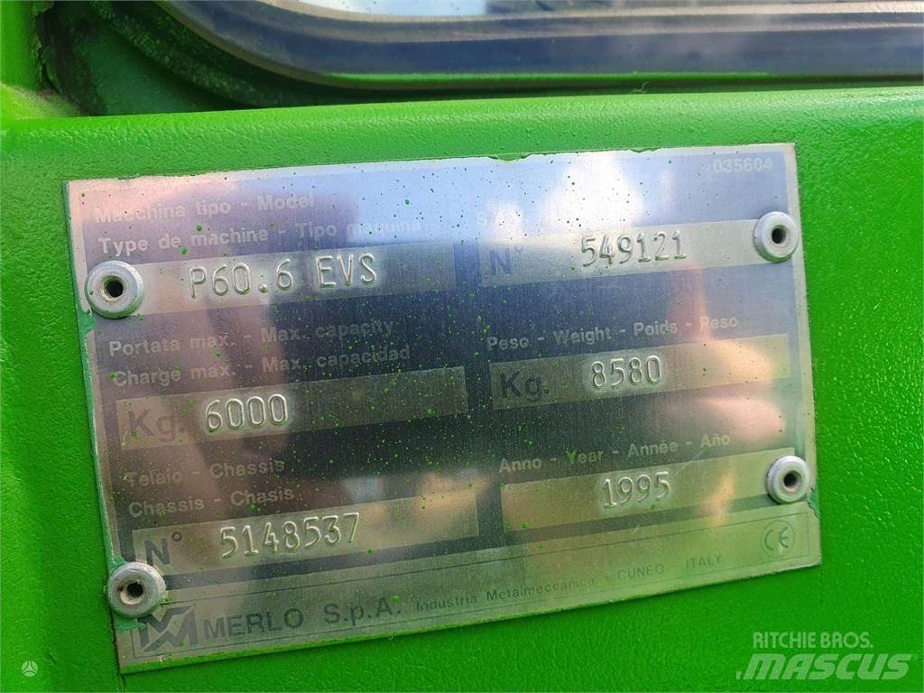 Merlo P60.6 EVS Frontālie iekrāvēji un ekskavatori