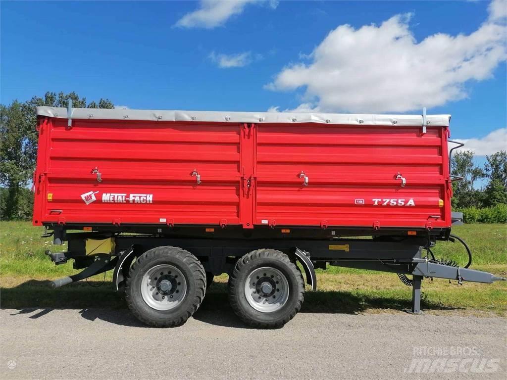 Metal-Fach T755 Graudu pārkraušanas piekabes