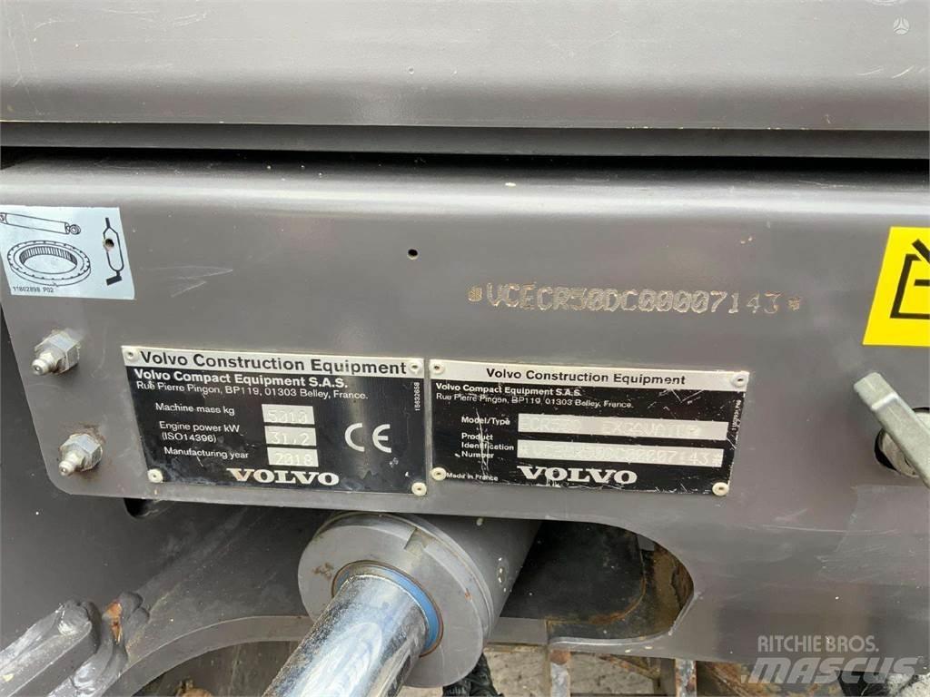 Volvo ECR50 Kāpurķēžu ekskavatori