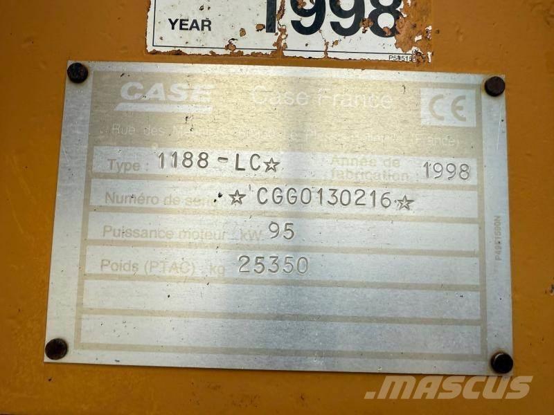 CASE 1188 Kāpurķēžu ekskavatori