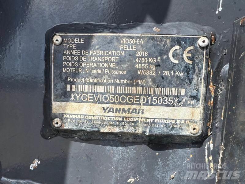 Yanmar ViO50 Mini ekskavatori < 7 t
