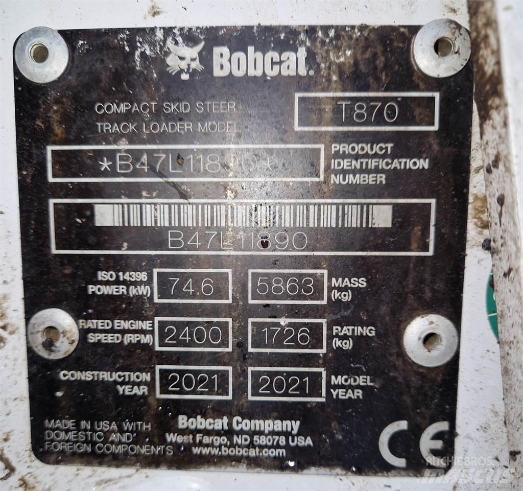 Bobcat T870 Lietoti riteņu kompaktiekrāvēji