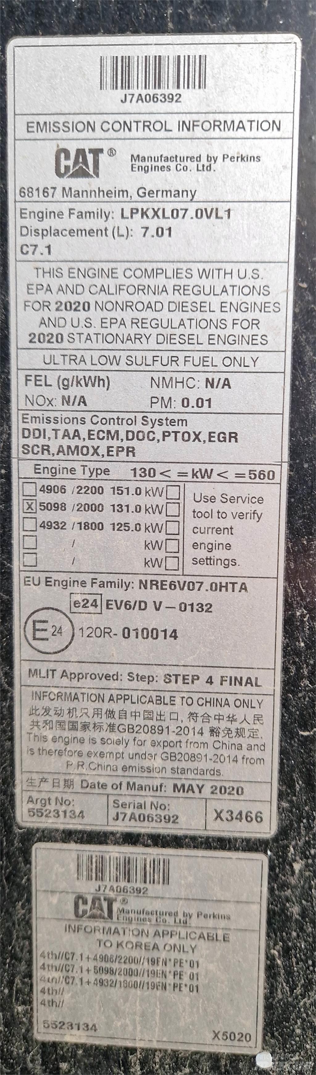 CAT 120AWD Greideri