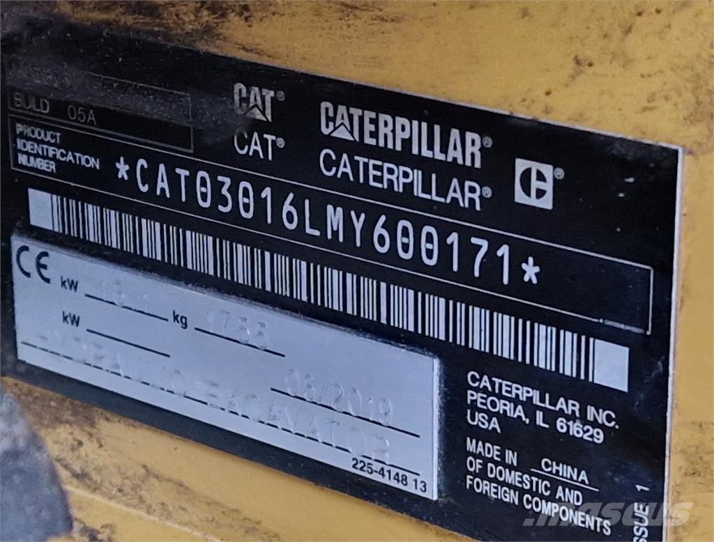 CAT 301.6 Mini ekskavatori < 7 t