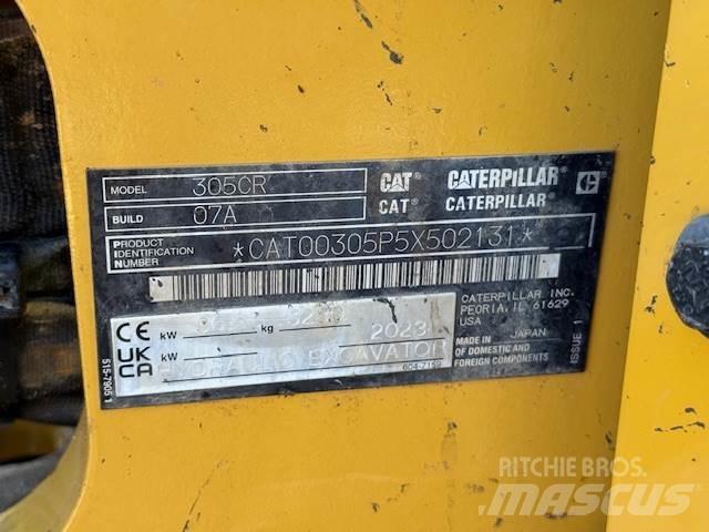 CAT 305 Mini ekskavatori < 7 t