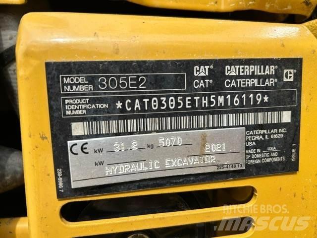 CAT 305CR Mini ekskavatori < 7 t