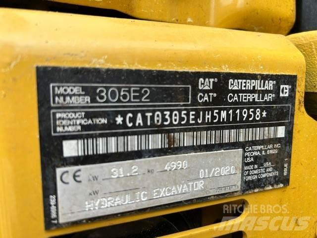 CAT 305E2 Mini ekskavatori < 7 t