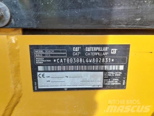 CAT 308 Mini ekskavatori < 7 t