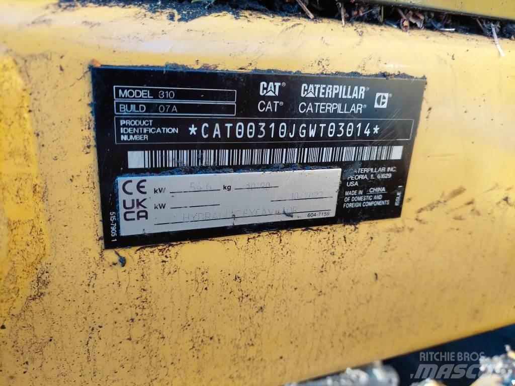 CAT 310 Kāpurķēžu ekskavatori
