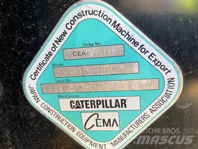 CAT 313 FL GC Kāpurķēžu ekskavatori