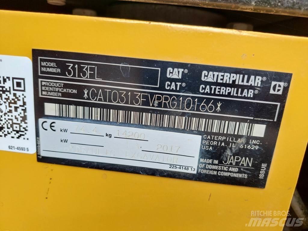CAT 313FL Kāpurķēžu ekskavatori