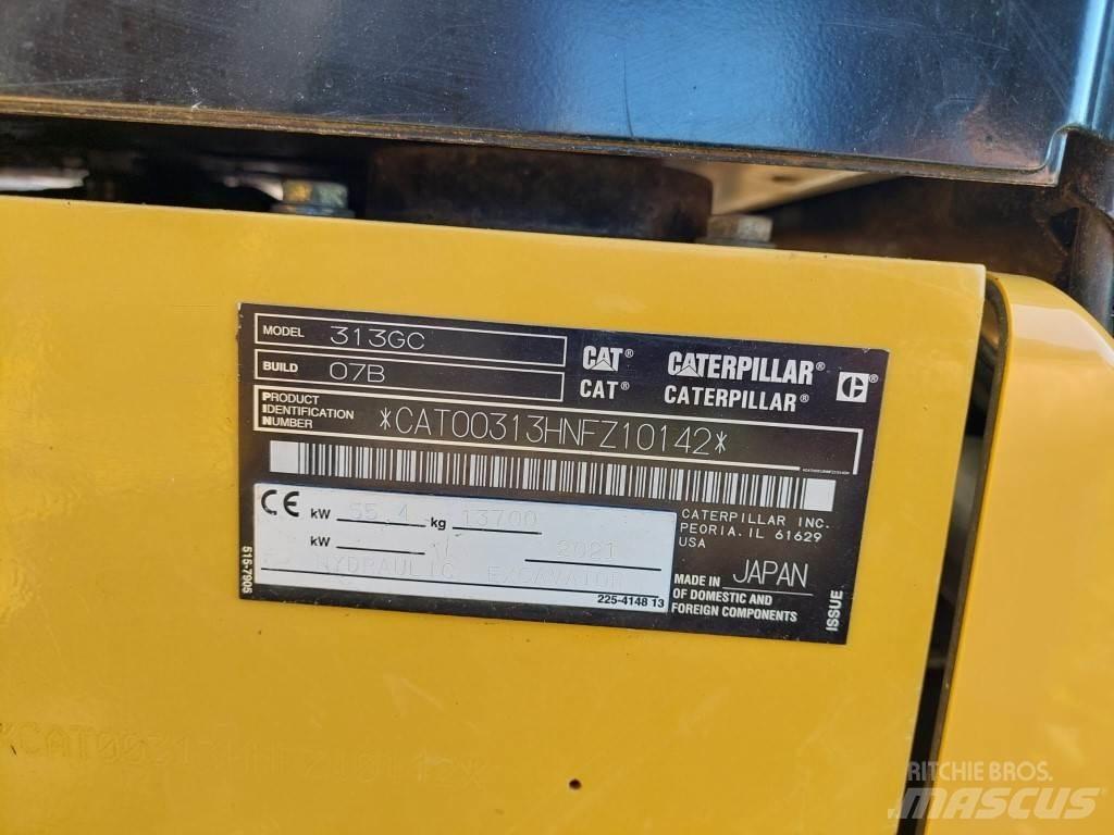 CAT 313GC Kāpurķēžu ekskavatori