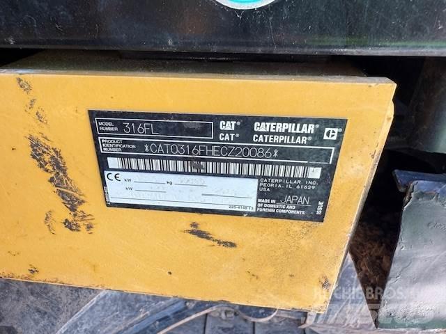 CAT 316F Kāpurķēžu ekskavatori