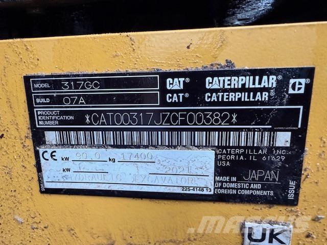 CAT 317 GC Kāpurķēžu ekskavatori
