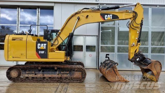 CAT 318F CW30s Kāpurķēžu ekskavatori