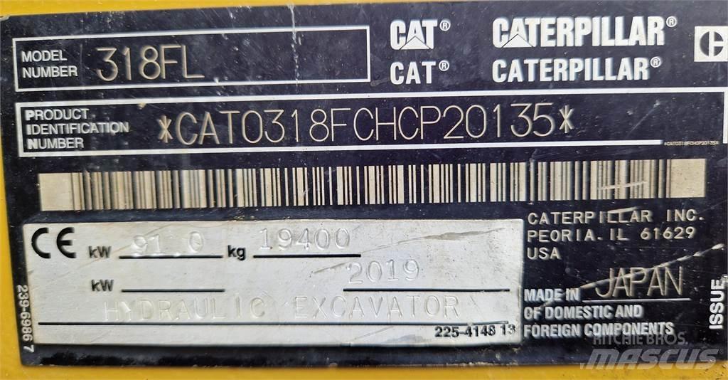 CAT 318FL Kāpurķēžu ekskavatori